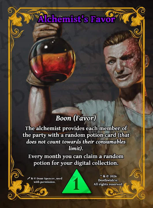 Alchemist's Favor