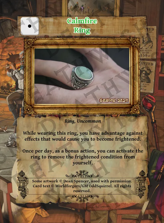 Calmfire Ring