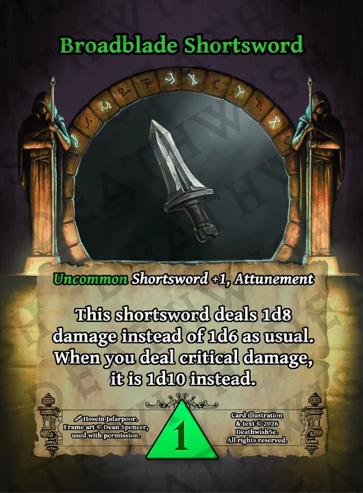 Broadblade Shortsword