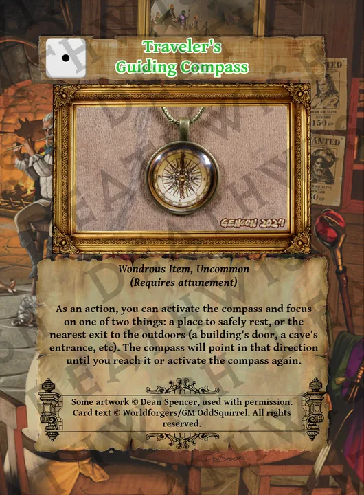 Traveler's Guiding Compass