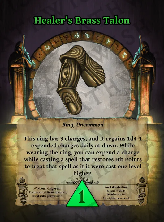 Healer's Brass Talon