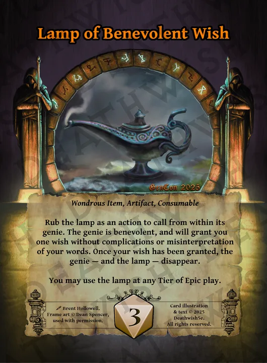 Lamp of Benevolent Wish (Gen Con)
