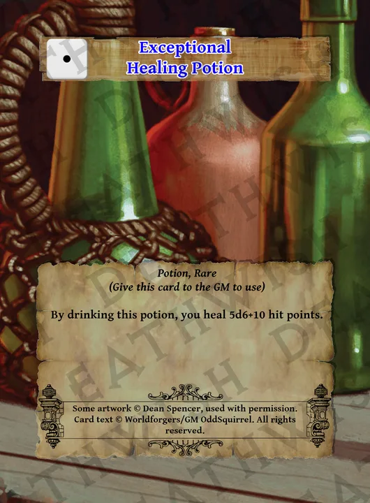 Exceptional Healing Potion