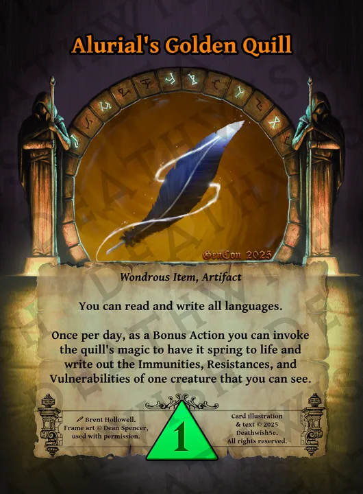 Alurial's Golden Quill
