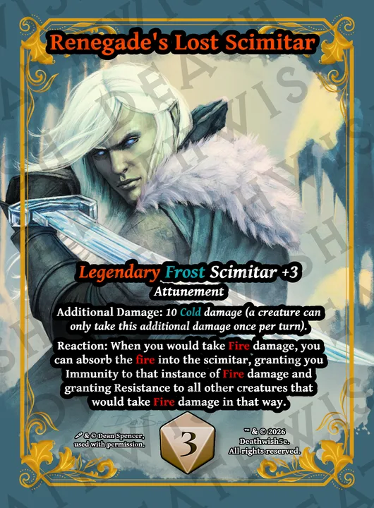 Renegade's Lost Scimitar
