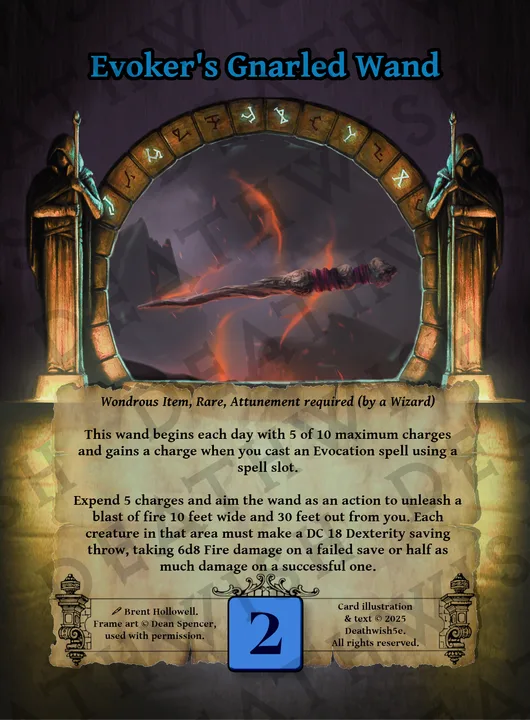 Evoker's Gnarled Wand