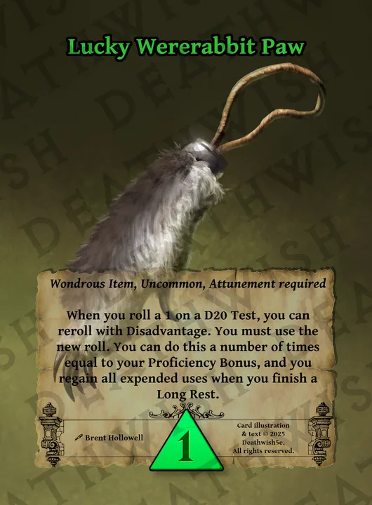 Lucky Wererabbit Paw