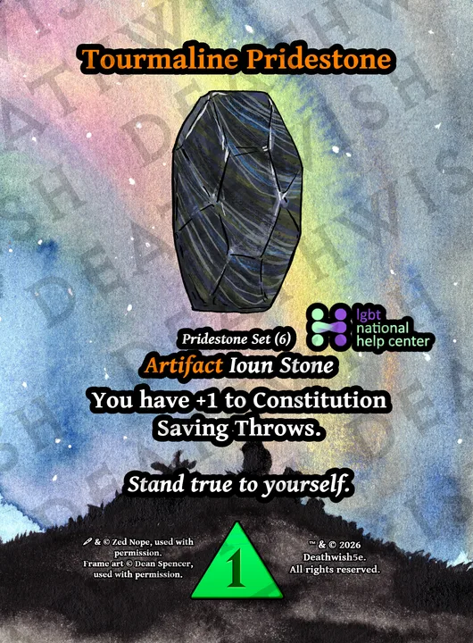 Tourmaline Pridestone