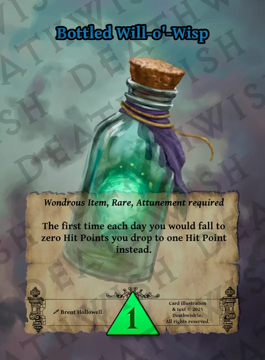 Bottled Will-o'-Wisp