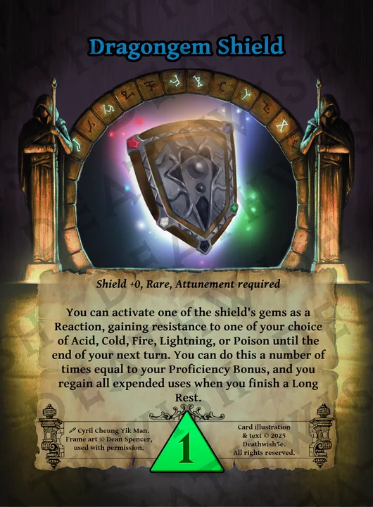 Dragongem Shield
