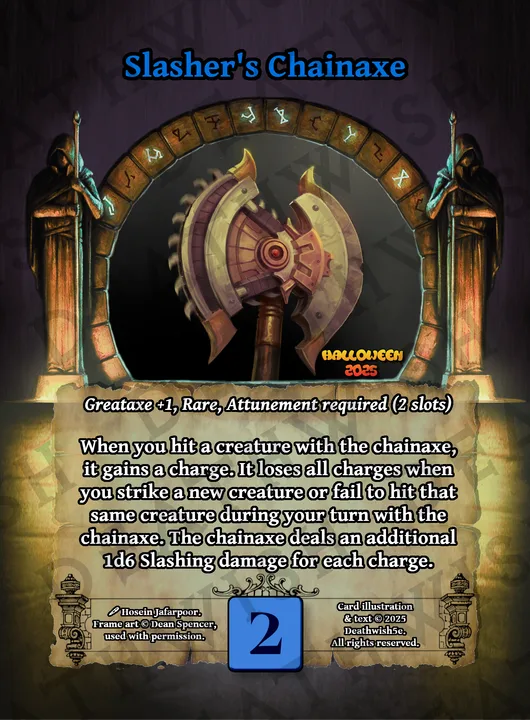 Slasher's Chainaxe