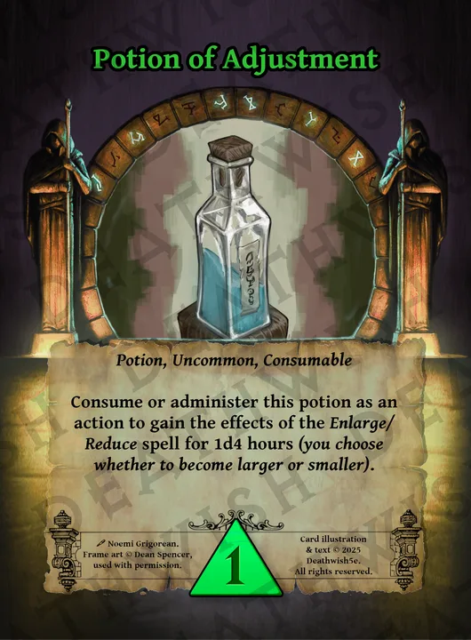 Potion of Adjustment