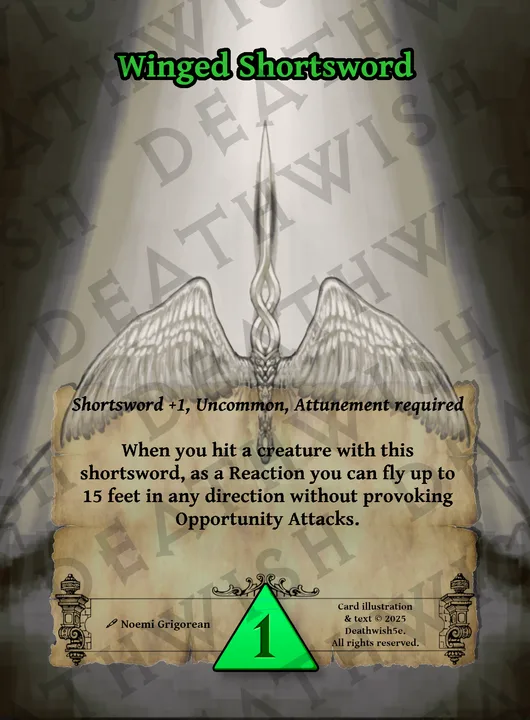 Winged Shortsword