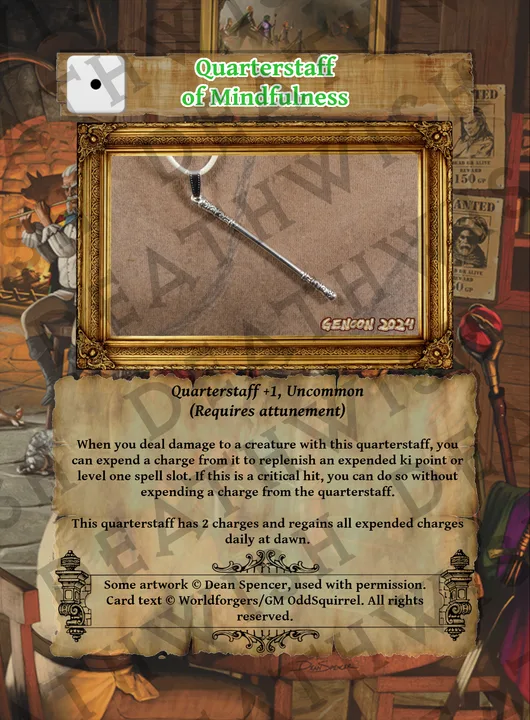 Quarterstaff of Mindfulness