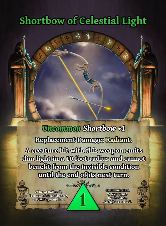 Shortbow of Celestial Light