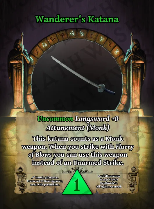 Wanderer's Katana