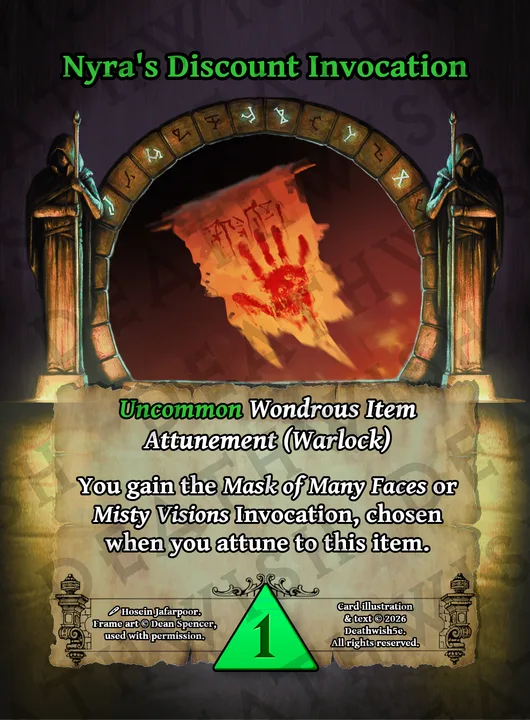 Nyra's Discount Invocation