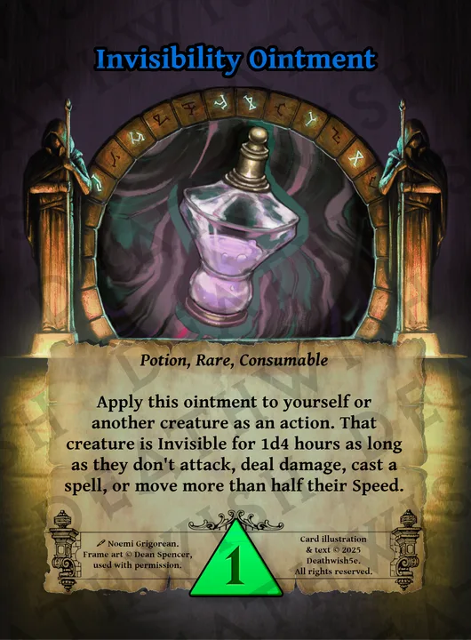 Invisibility Ointment
