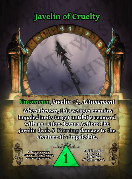 Javelin of Cruelty