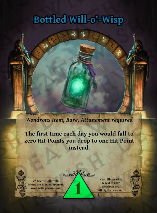 Bottled Will-o'-Wisp