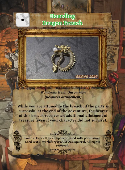 Hoarding Dragon Broach