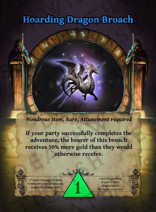 Hoarding Dragon Broach