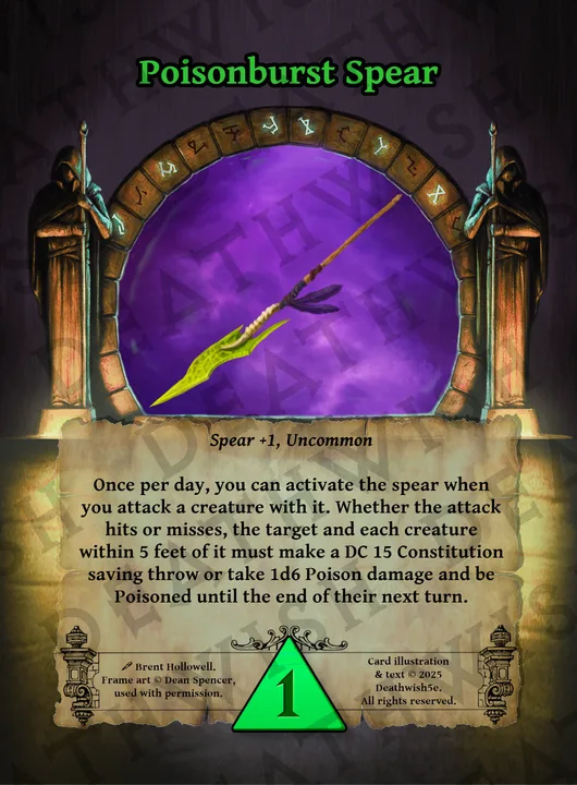 Poisonburst Spear